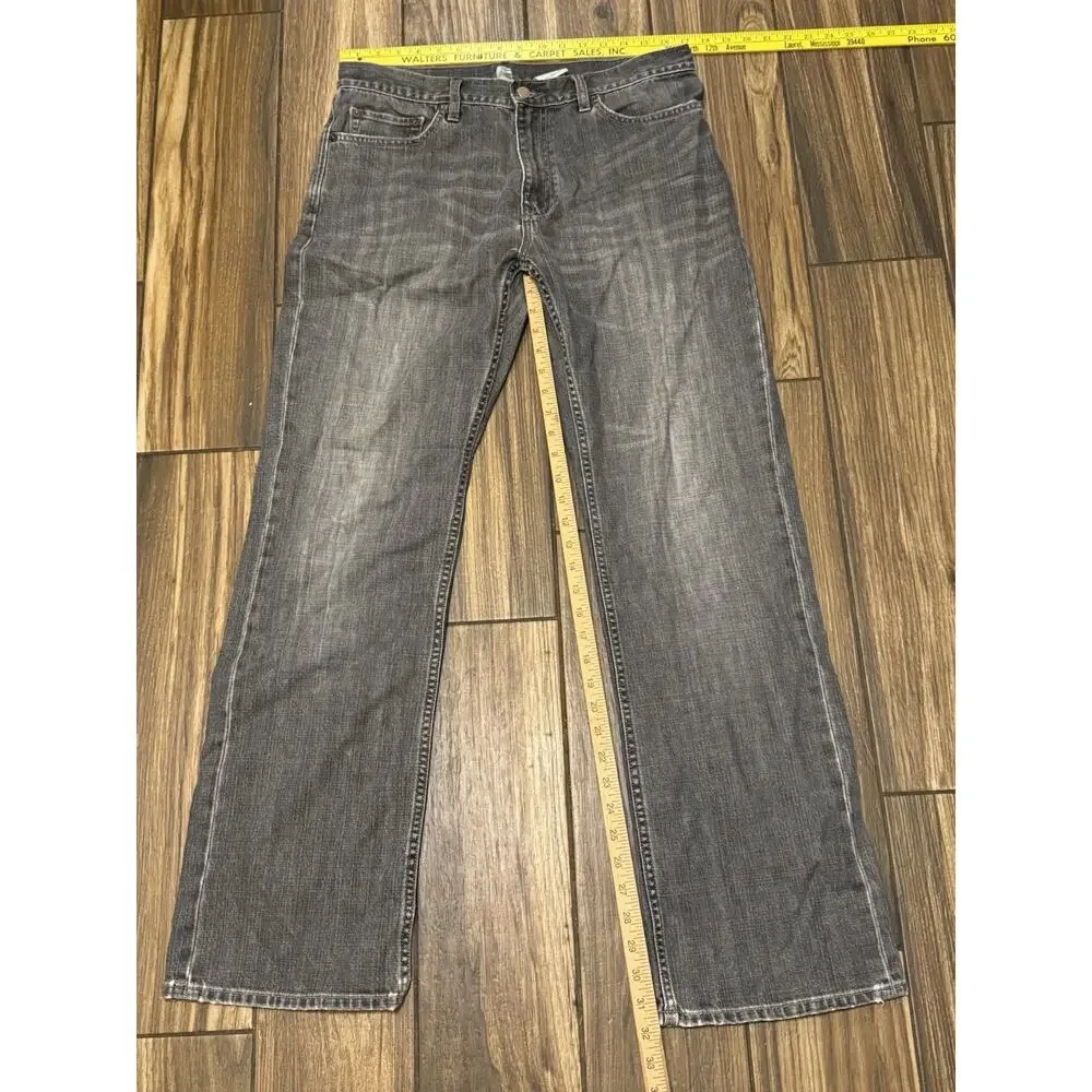 Vintage Banana Republic Relaxed Fit Jeans Mens 34x32 Gray 100% Cotton READ